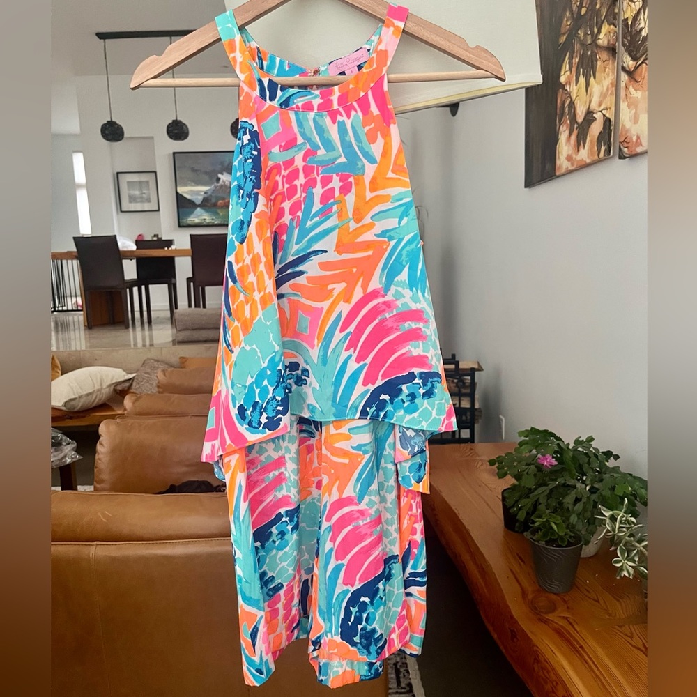 Lilly Pulitzer Pineapple Print Edona Romper